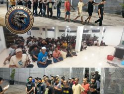 Rutan Kelas I Surabaya Relokasi 177 Napi ke Madiun dengan Pengawalan Ketat Brimob