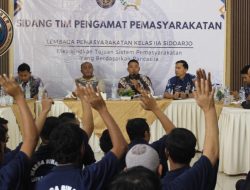 Lapas Sidoarjo Gelar Sidang TPP, Tentukan Nasib 100 Warga Binaan