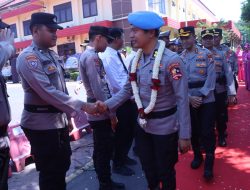 Farewell Parade Sertijab Kapolres Pasuruan, AKBP Irawan Setyono Resmi Lanjutkan Kepemimpinan