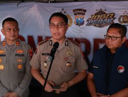 Polda Jatim dan Tim Gabungan Lakukan Penindakan dan Penegakan Hukum Narkoba di Jalan Kunti Surabaya