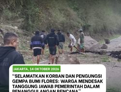 Selamatkan Korban dan Pengungsi Gempa Bumi Flores: Warga Mendesak Tanggung Jawab Pemerintah Dalam Penanggulangan Bencana