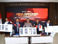 Polres Gresik Gerak Cepat Amankan Sindikat DC Pinjol Fiktif di Lampung
