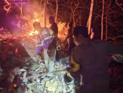 Gerak Cepat Jajaran Polres Ponorogo dan Tim Gabungan Berhasil Kendalikan Karhutla di Pohgading
