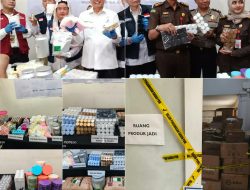 BPOM Bongkar Produksi Kosmetik Ilegal di Mojokerto, Barang Bukti Rp16,1 Miliar!